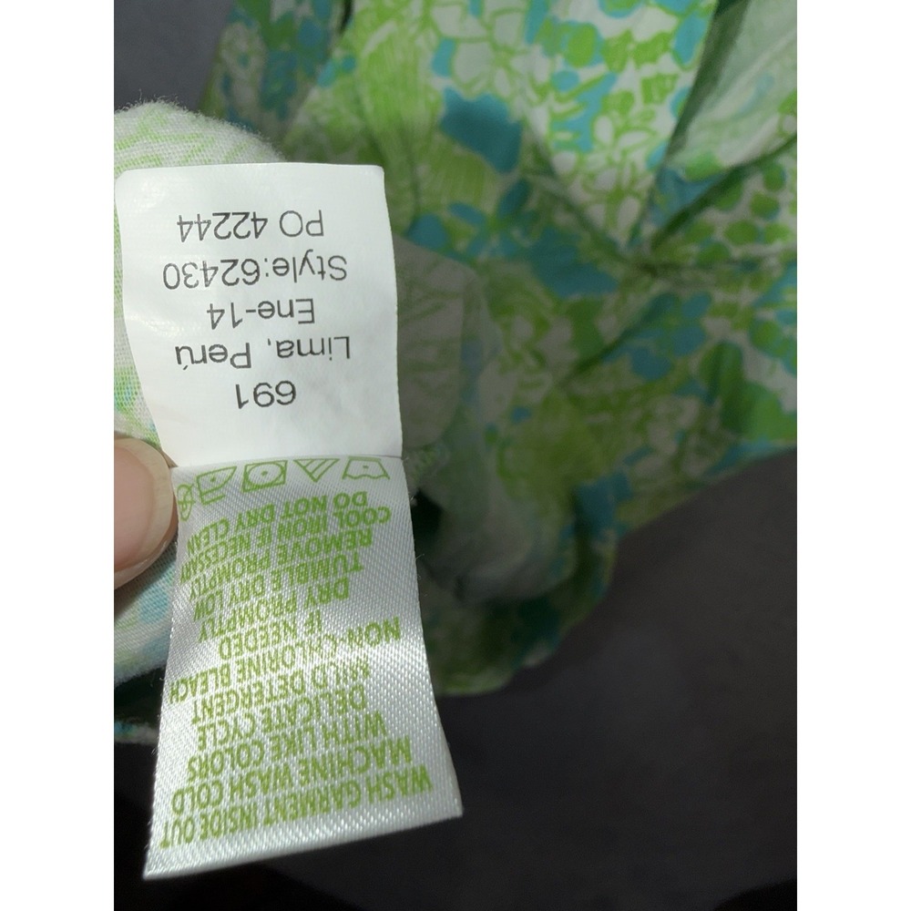 Lilly Pulitzer Little Noelle Dress Girls XS 4-5 Green Its A Zoo Panda Hooded S - Picture 9 of 9